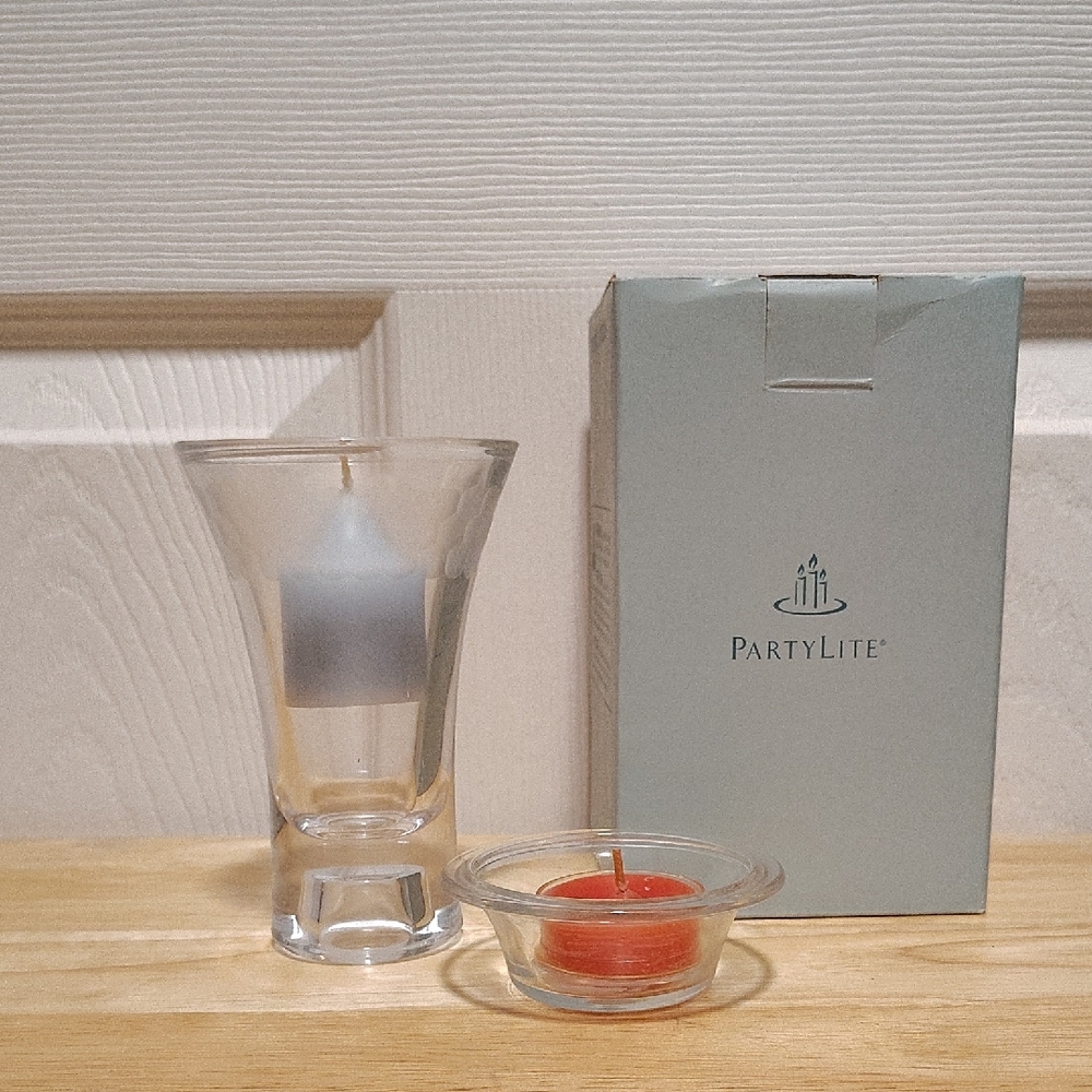 PartyLite Clarity 5" (13cm) Taper/Tealight Holder